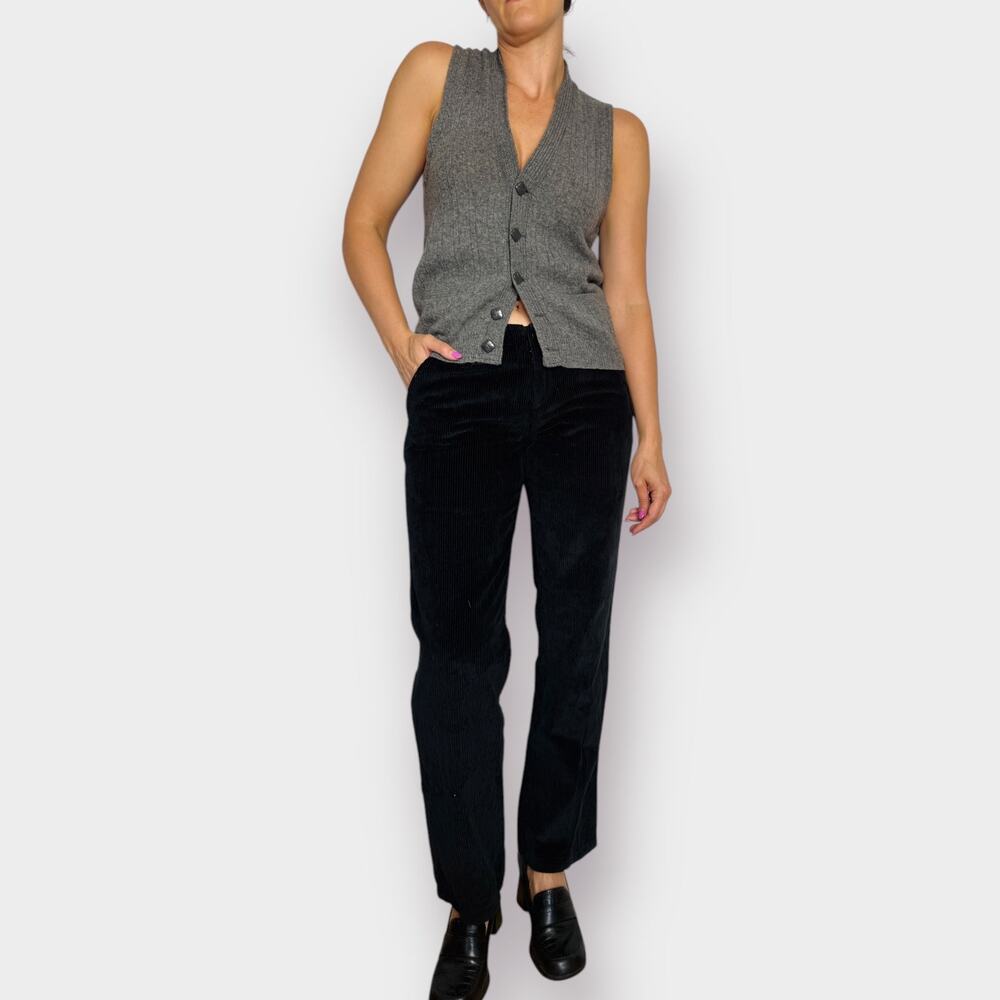 60s Alexander's Gray Button Front Vest - image 6